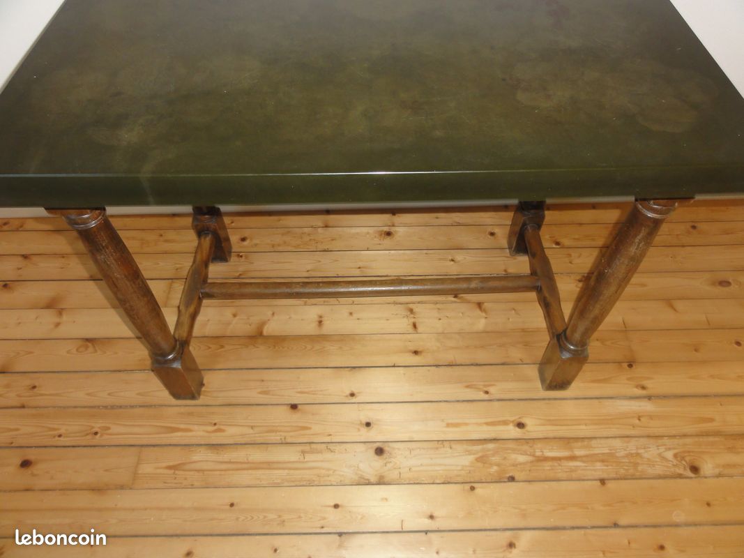 Table avec plateau en bakélite (image 2)
