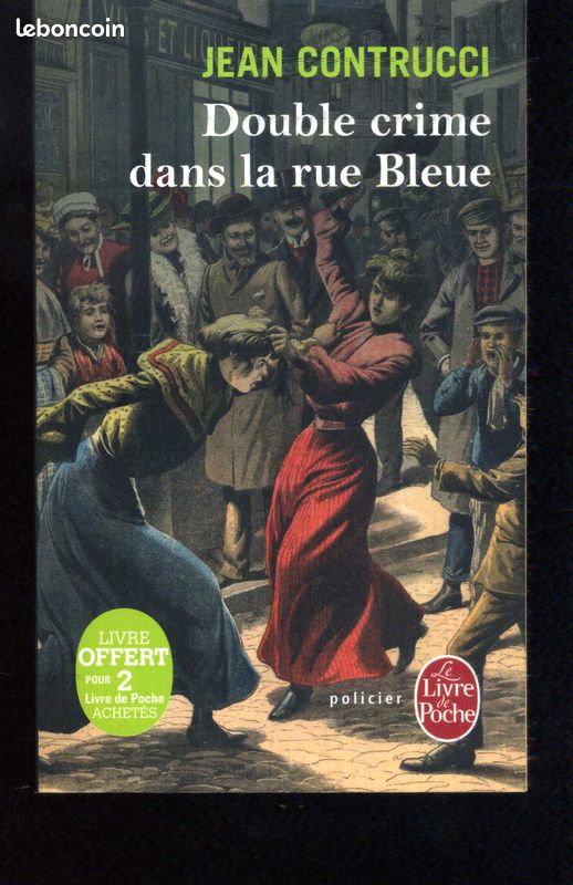 Polars auteurs Jean Contrucci Double crime dans la rue bleue (image 1)