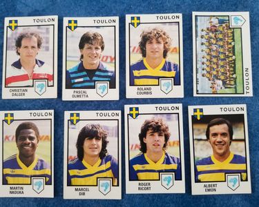 N°492 DUPONT - OLIVIER USD DUNKERQUE D2 PANINI FOOTBALL 81 1980-1981