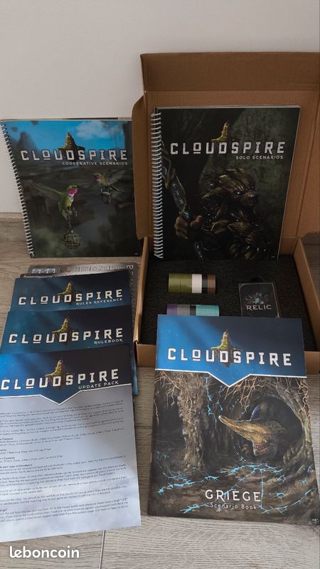 Cloudspire - édition Kickstarter + extension + update V2 - ANGLAIS (image 2)
