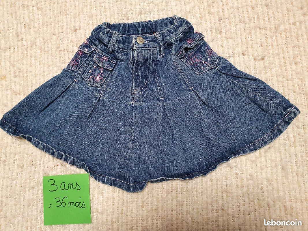 Jupes jean 3 ans (sergent major et autre) (image 1)