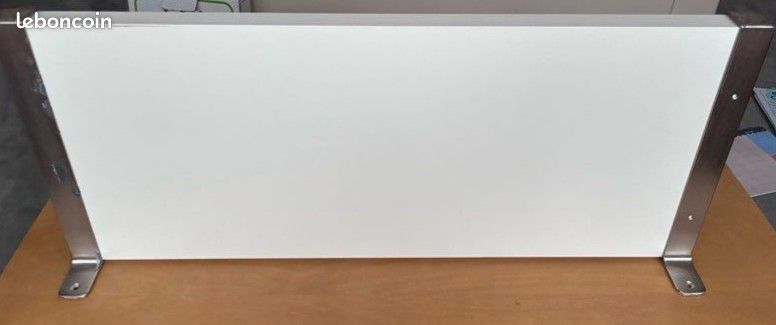 étagère tablette Ikea BERGSHULT blanche en bois (équerres consoles granhult à retaper) (image 4)