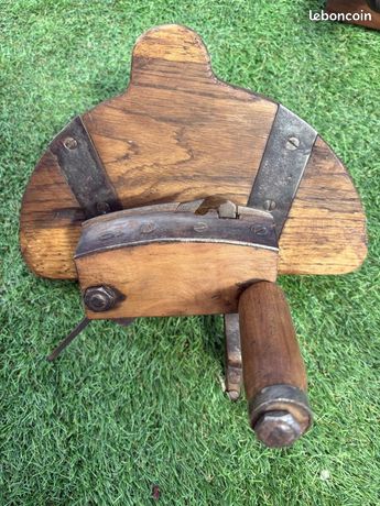 Rabot D'atelier En Acier Vintage - Style Ancien, Robuste, Pour Le Travail Du Bois