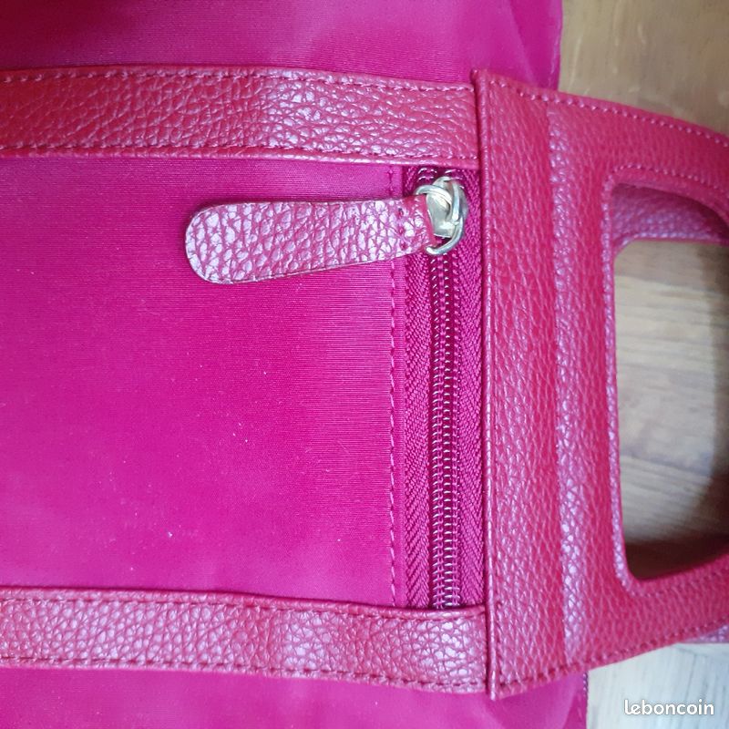 Lot de 2 sacs weekender rouge (image 2)