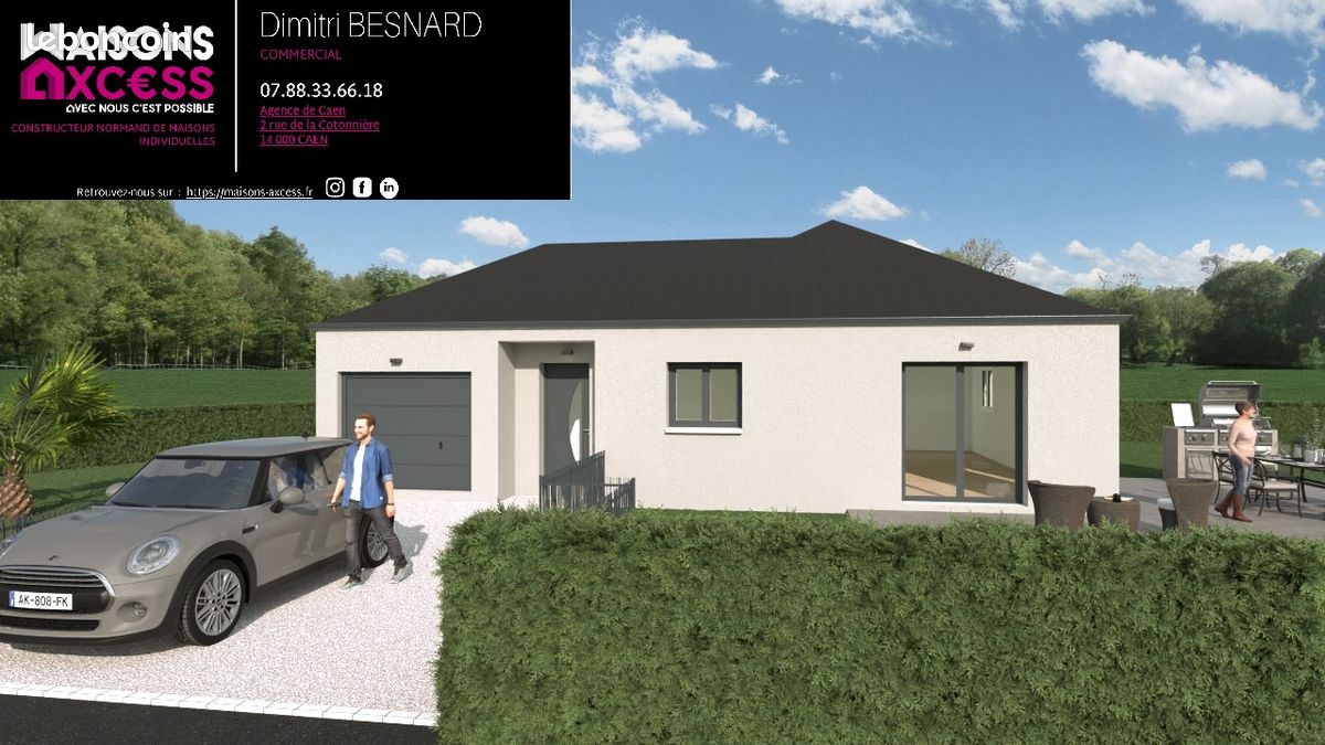 Maison 4 pièces 90 m² · à Bayeux · 90 m² · 213 290 €