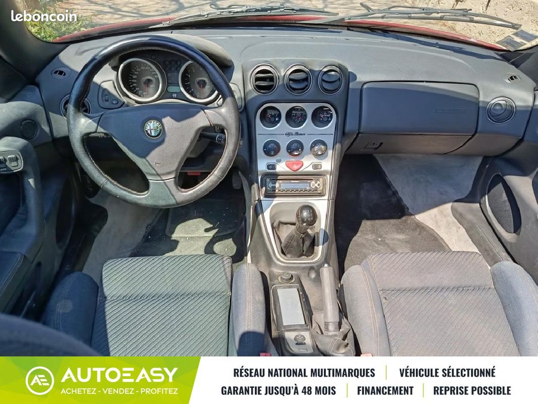 Alfa Romeo SPIDER GTV - 1.8 TS 16v 144 CH - 20.700 km réels - Origine France (image 12)