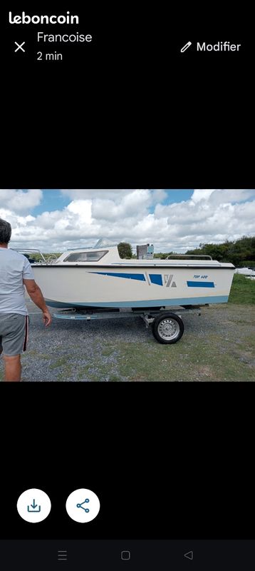 Bateau avec remorque (image 2)