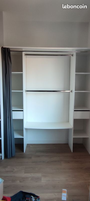 Armoire Dressing avec rideaux (170,5 cm) (image 1)