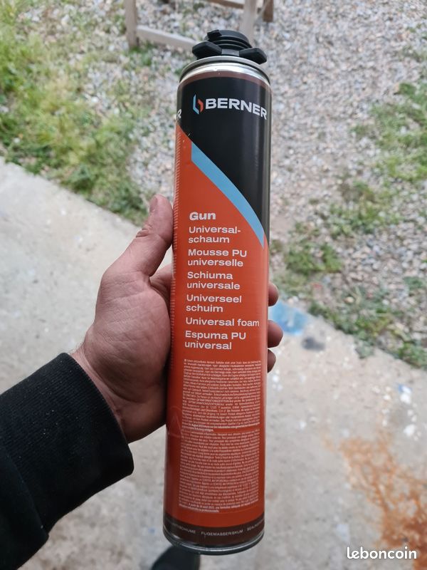 Mousse PU universelle pistolable expansive berner (image 1)
