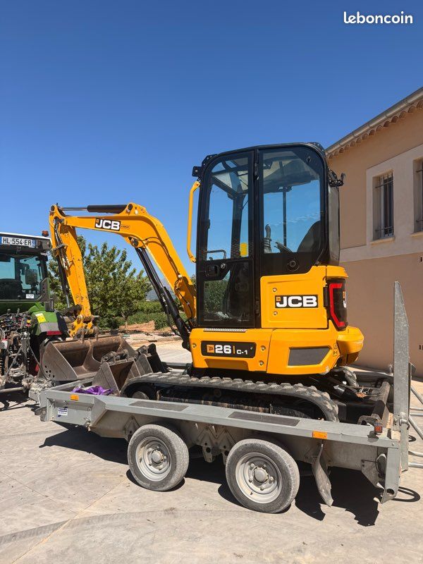 Mini Pelle JCB 26C pro cabine - 590 hrs (image 1)