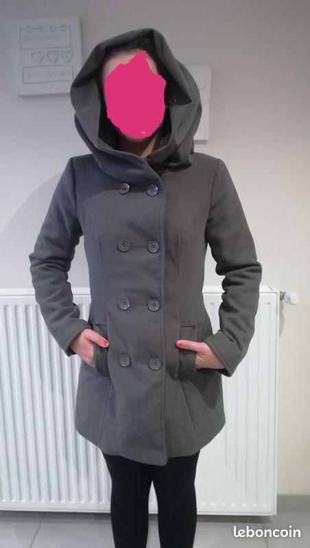 Manteau gris Cache Cache (image 1)