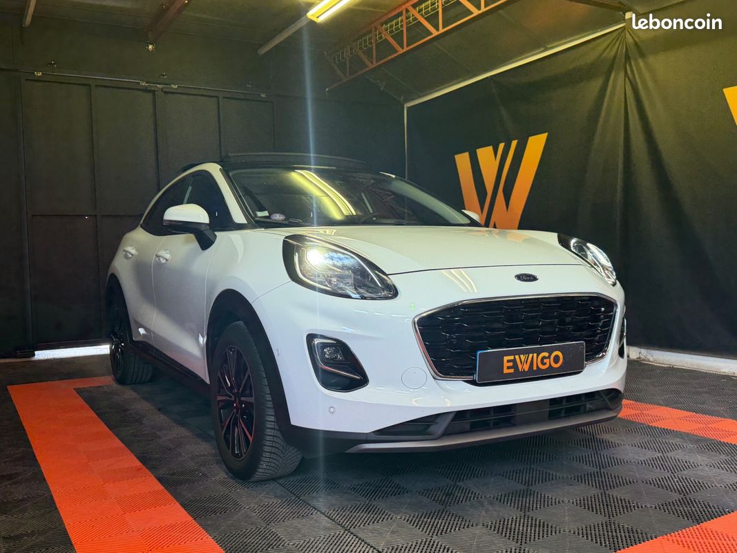 Ford puma 1.0 125 ch hybrid mhev titanium / toit ouvrant / entretien constructeur / cam de recul (image 2)
