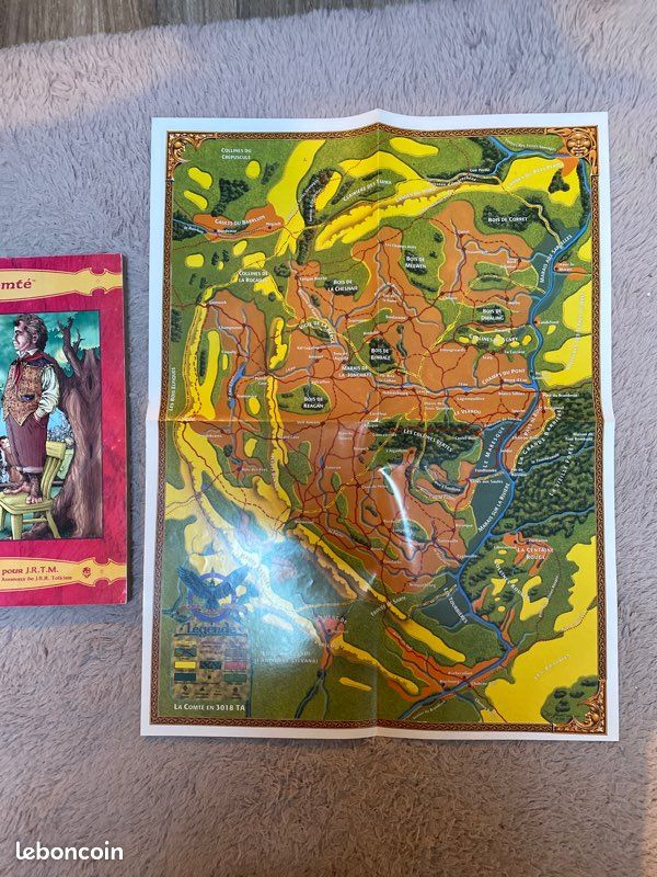 JRTM – La Comté (avec Sa Carte) – Jeu De Rôle Occasion