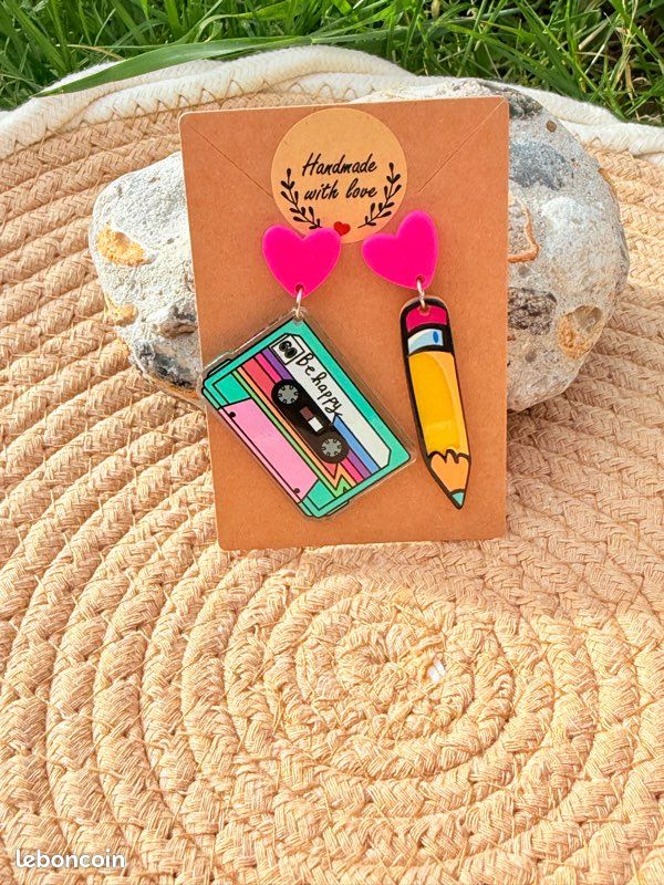 Boucles d’oreilles années 80 (image 1)