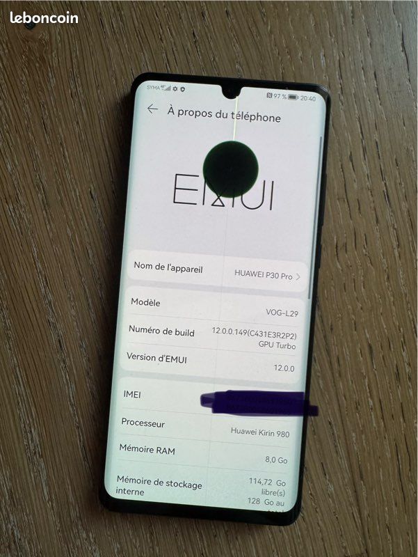 Huawei P30 Pro 128gb noir occasion (image 6)