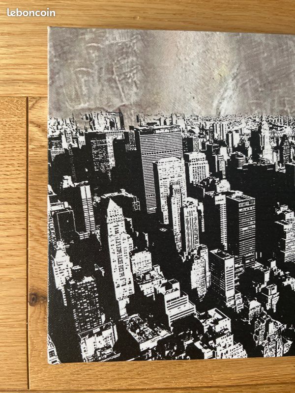 Toile murale gratte-ciels Manhattan noir et blanc environ 25X20 cls (image 2)