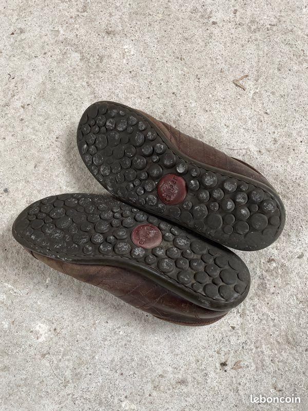 Chaussures de ville en cuir marron Camper (image 3)