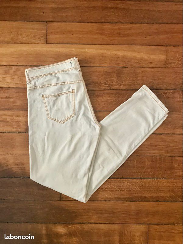 Jean skinny blanc (image 1)