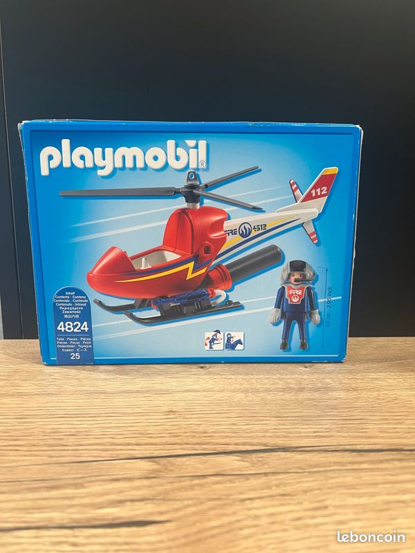 Hélicoptère pompiers playmobil (image 3)