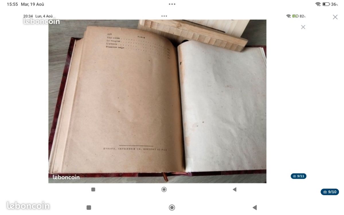 Guy de Maupassant. Boule de Suif. Librairie Paul Ollendorff. Reliure cuir. Dos à nerfs (image 9)