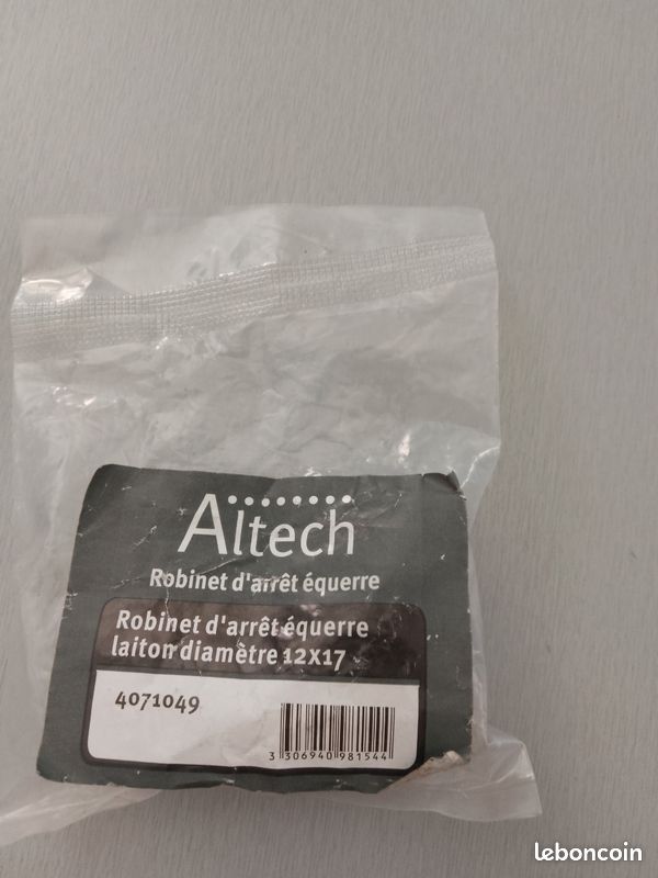 Robinet d'arrêt équerre (image 1)