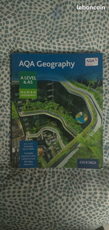 Manuel scolaire AQA Geography (image 1)