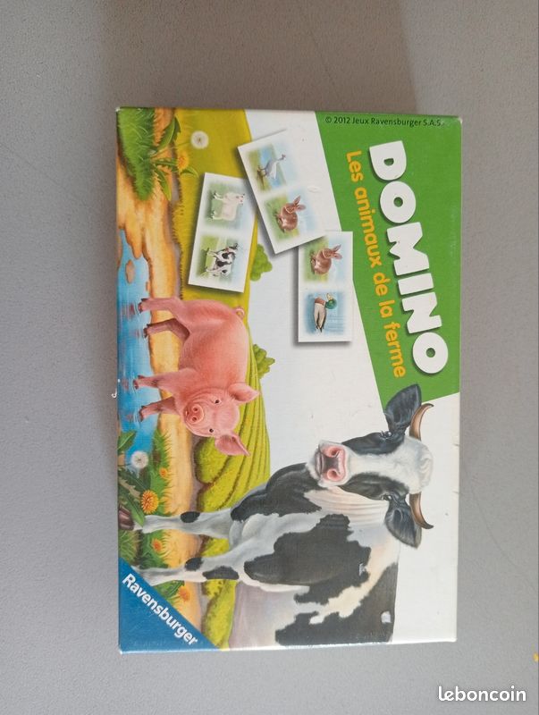 Jeu dominos Les animaux de la ferme (image 1)