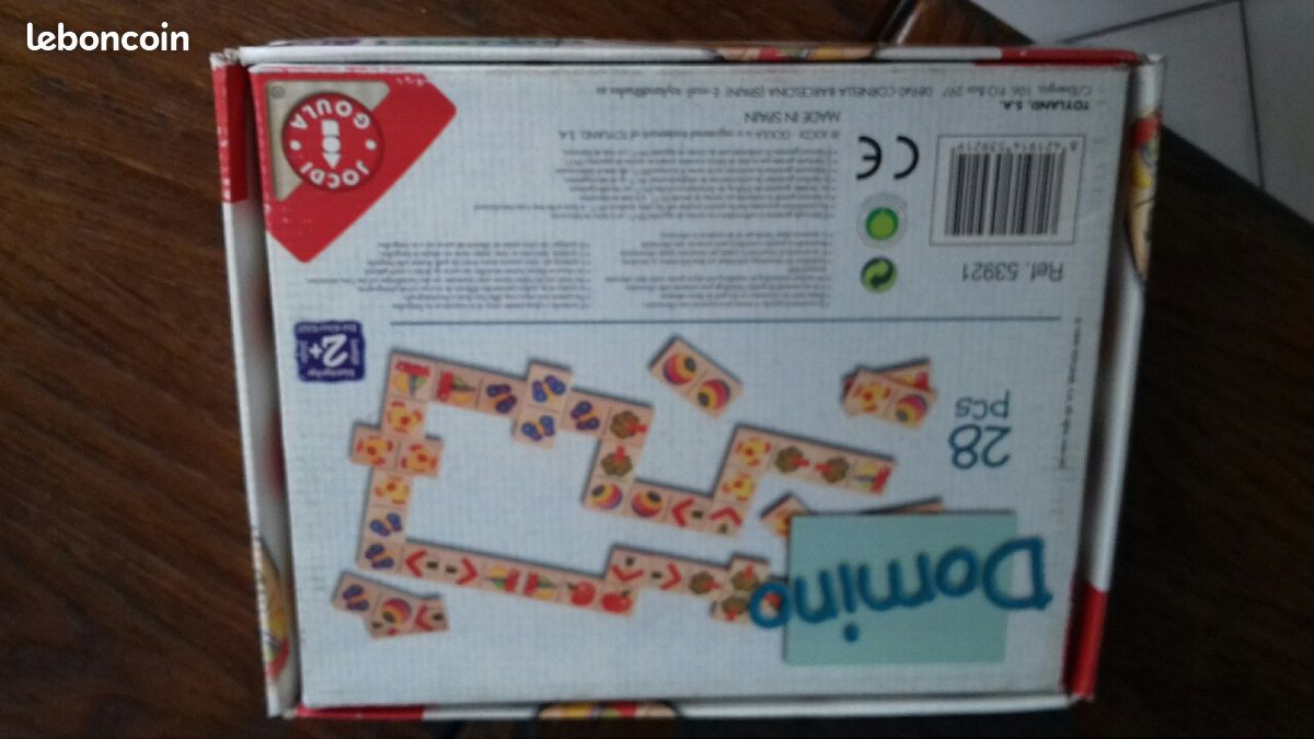 Jeu domino en bois (image 2)