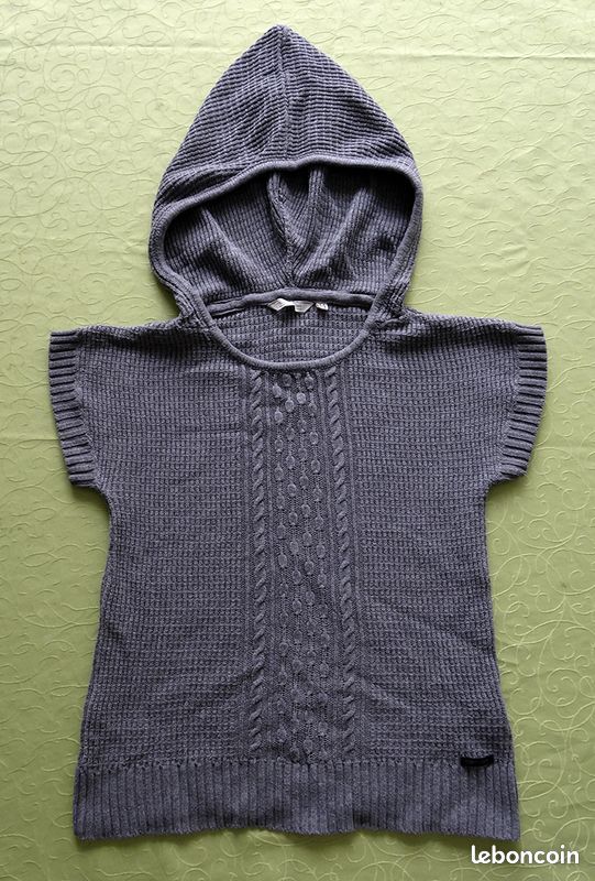 Pull capuche manches courtes TEDDY SMITH Vet13 (image 1)