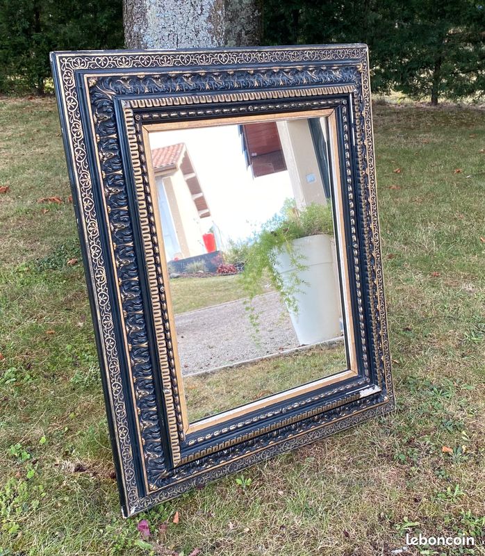 Miroir style Napoléon III fin XIXieme (image 3)