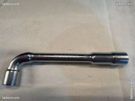 FACOM 76.12 Clé à pipe débouchée forgée 12 pans x 6 pans 12mm (image 1)