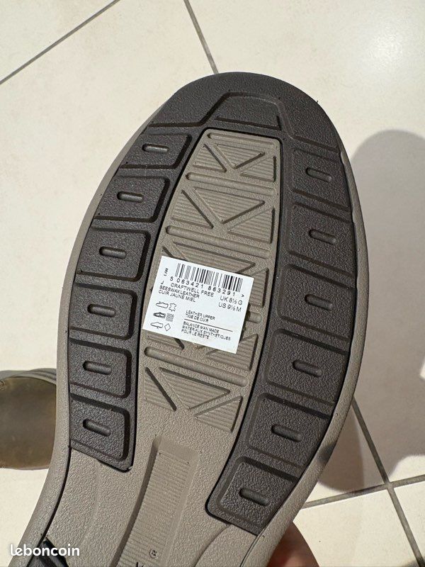 Clarks Craftwell Free – Cuir marron – T. 42,5 – Neuves (image 6)