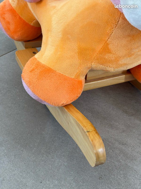 Vache à Bascule Funny Farmers Nattou Bébé Enfant Peluche Douce Jouet Éveil Motricité TBE (image 11)