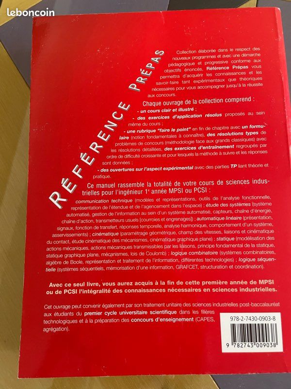 Reference Prépas SII sciences industrielles pour l’ingénieur (image 3)