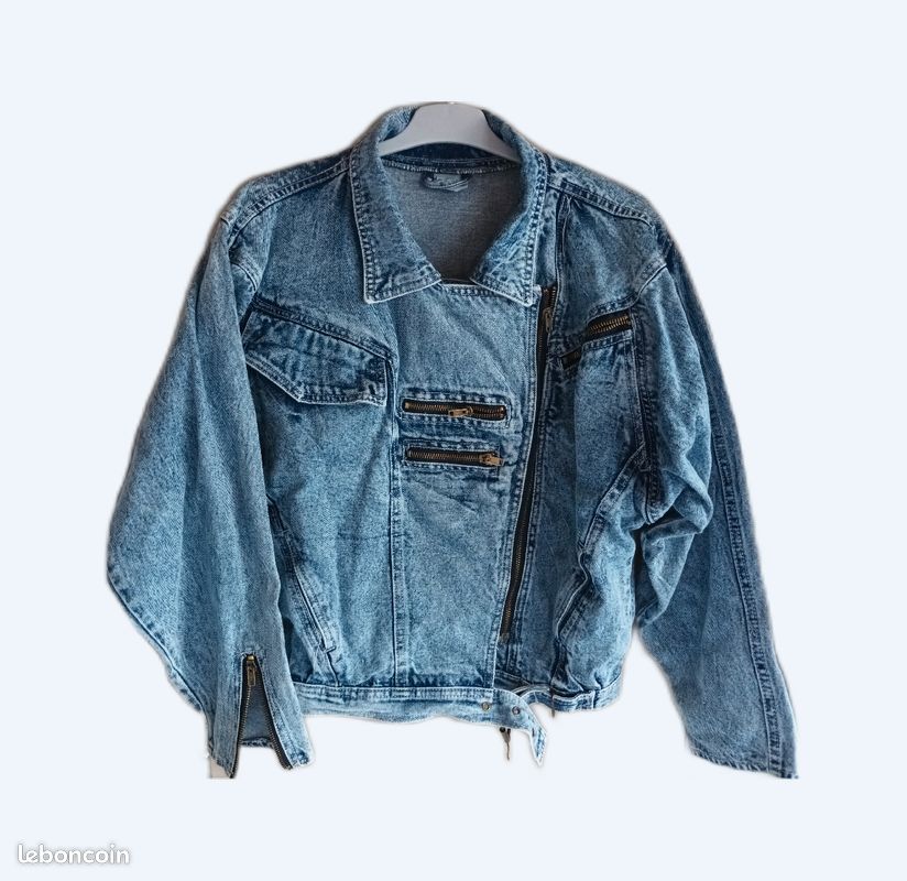 Veste en jean vintage femme (image 1)