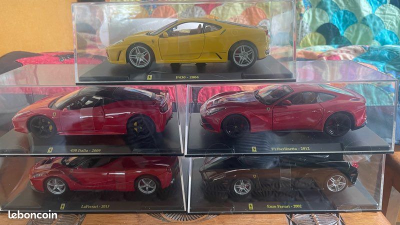 Hotwheels N5951 Ferrari F430 Scuderia Bleu Métallisé 2007 échelle 1:43