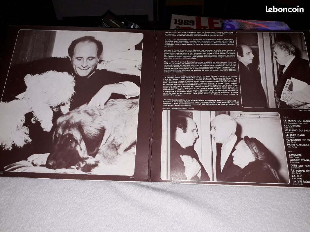 Vinyle 33 tours Leo Ferré, L' album d'or (image 2)