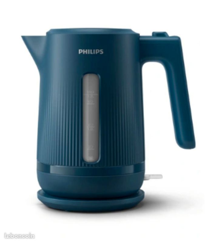 Bouilloire Série 3000 électrique Philips - Bleu Malibu 1.7L, 2200W NEUVE (image 1)