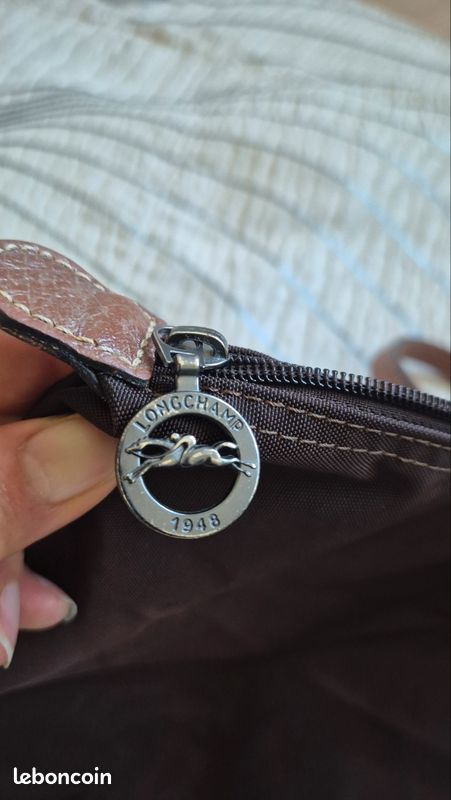 Sac Longchamp M marron (image 3)
