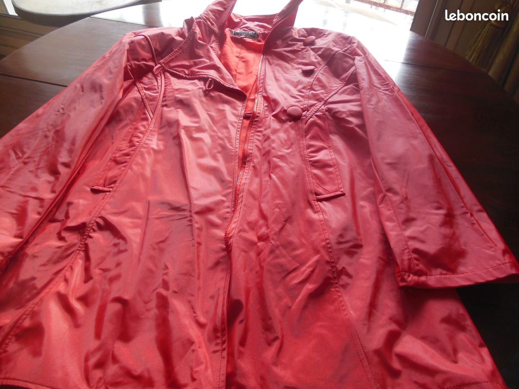 Imperméable rouge XXL 6 (image 2)