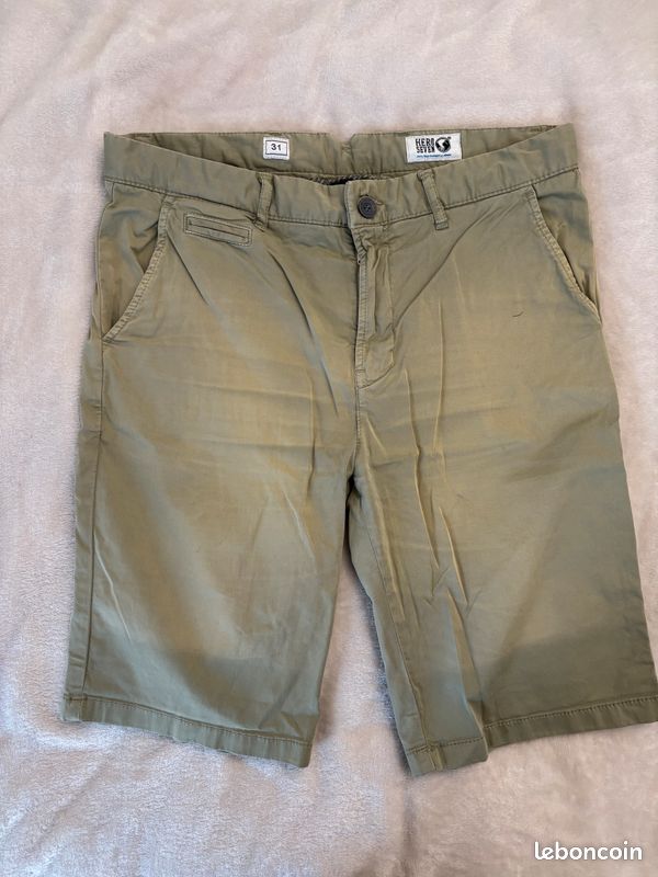 Pantalon Cargo Treillis HERO SEVEN Battle - Taille 33, Couleur Kaki, Neuf Avec étiquettes
