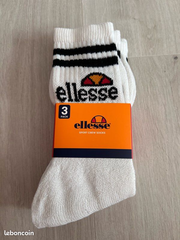 Lot de 3 chaussettes sport ellesse 43-46 neuves (image 1)