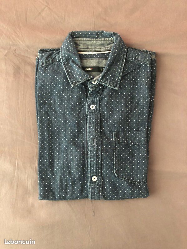 Chemise en jean à poids (image 1)