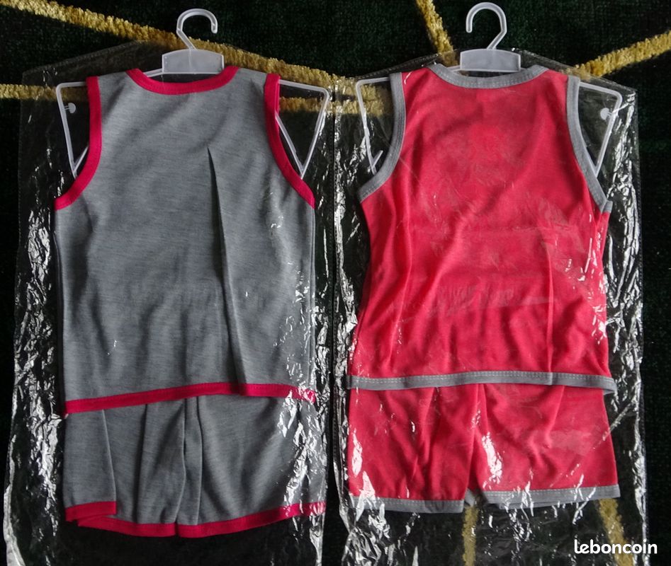 Lot de 2 ensembles filles débardeurs + shorts Taille : 4 ans (image 2)