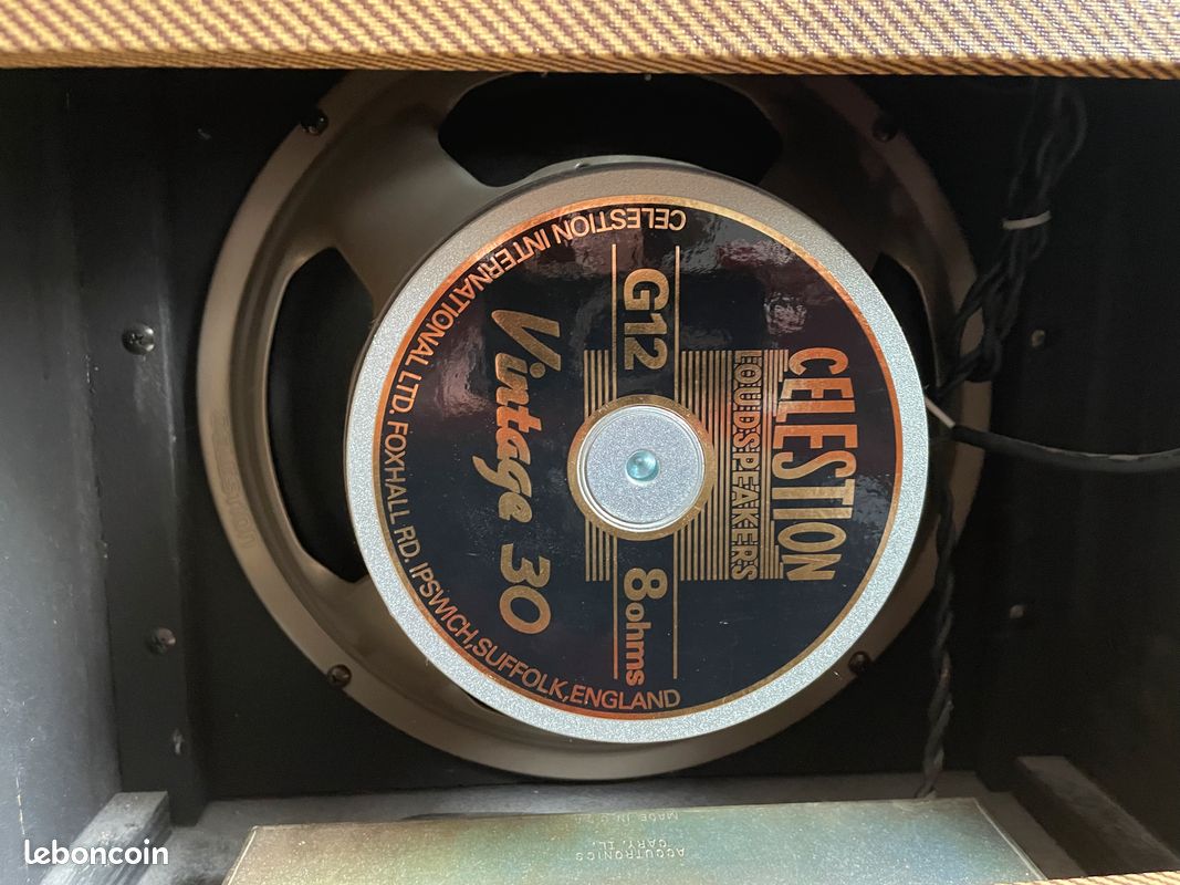 Ampli Guitare Tout Lampes Carvin Vintage 16 - Finition Tweed Originale (image 6)