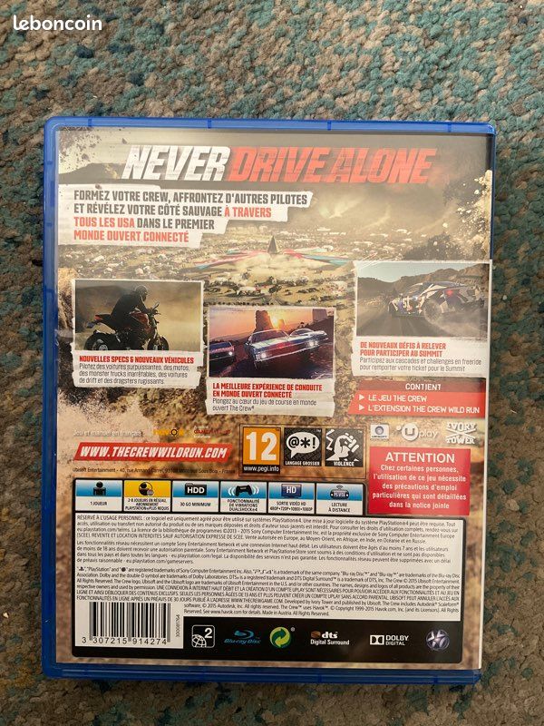 Jeu PS4- The crew wilorun édition (image 2)