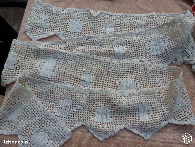 Volant crochet coton pour étagère (image 1)