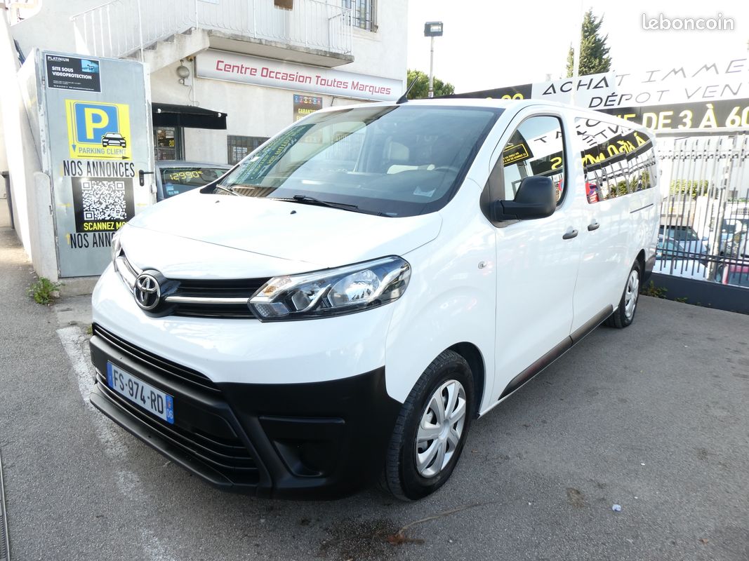Toyota proace combi long 1,5 d-4d 16 v 120 cv dynamic 9 places gps tva recuperable 1 er main (image 1)