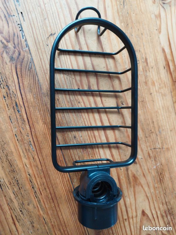 Support de Rangement de Robinet Suspendu, évier Réglable, égouttoir à éponge pour Cuisine et Salle de Bains (Noir) (image 1)