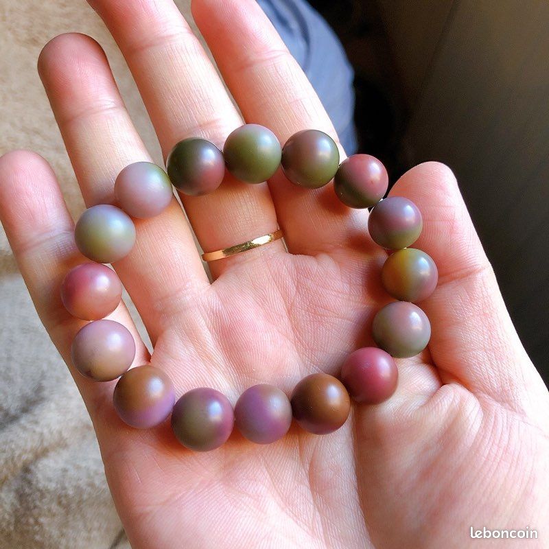 Bracelet agate Yanyuan coloration naturelle (image 1)